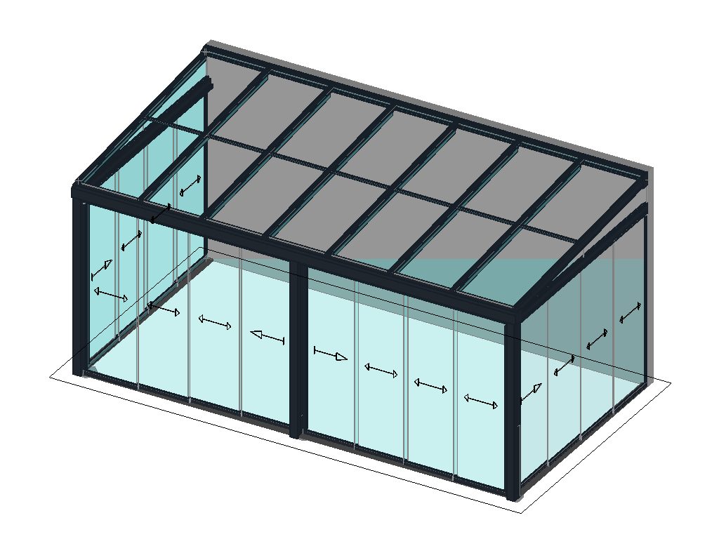 Solarlux SDL Alerio ogród letni