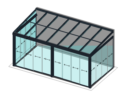 Solarlux SDL Alerio ogród letni