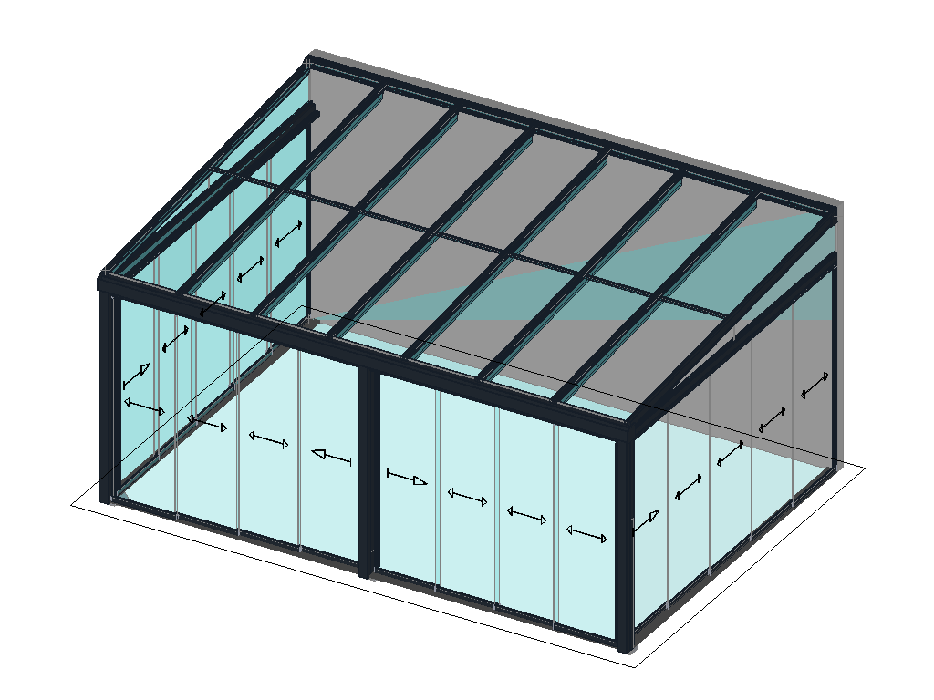 Solarlux SDL Alerio ogród letni